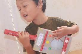 Kotak susu oht 2 buah 2. Diy Mainan Anak Gitar Dari Kotak Susu Happy Ummi