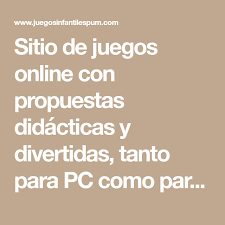 Juegos educativos online y gratis para niños y niñas de ⭐3 años, en educación infantil. Sitio De Juegos Online Con Propuestas Didacticas Y Divertidas Tanto Para Pc Como Para Talbets Android E Ipad Juegos Online Juegos Juegos Infantiles