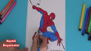 Spider Man Boyama Sayfasi Youtube In 2020 Spiderman Man