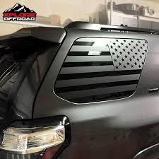 Matte Black American Flag Decal 4runner Amazon Com Xplore Offroad 4runner Precut Usa Flag Window Decals Matte Black American Vinyl For Rear Side Wind 4runner Toyota 4runner American Flag Decal