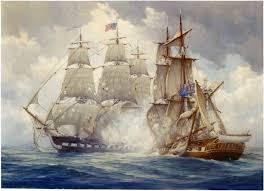 December 29 1812 Uss Constitution Captained By William Bainbridge Engaged The British Frigate Java Off Brazil Old Sailing Ships Ship Art Uss Constitution