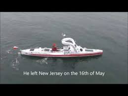 Alexander doba in 2014 prior to accepting expedition of the year honors. Aleksander Doba Crossed The Atlantic By Kayak Youtube Kayaking Water Crafts Atlantic