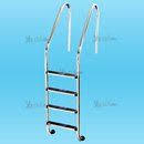 Pool Leiter Schwimmbecken Einbauleiter Comfort 400 Edelstahl V2a 4 Stufig Schwimmbecken Styropor Pool Hilfe Im Haushalt