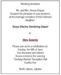 Surat undangan seminar juga bisa dikategorikan sebagai contoh undangan formal dalam bahasa inggris beserta artinya yang digunakan oleh kelompok tertentu. Contoh Soal Tentang Formal Invitation Letter Contoh Soal Essay Bahasa Inggris Kelas Xi Semester 1 K13 Beserta Jawaban Part 2 Kumpulan Soal Materi Sekolah What Kind Of The Text Is It