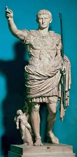Augustus Of Primaporta Ca 20 Ce Marble 6 8 Ancient Roman Art Roman Sculpture Art History