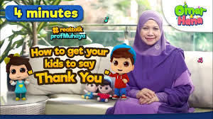 Bukan itu sahaja, ia juga boleh. Omar Hana Real Talk With Prof Muhaya How To Get Your Kids To Say Thank You Parenting Youtube