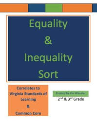 Equality And Inequality Sort Va Sol Correlated Inequality Equality This Or That Questions