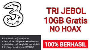 Cara mendapatkan kuota tambahan gratis 55gb dari xl. Three Jebol Cara Mendapatkan Kuota Gratis Three 10gb Terbaru 2020 Youtube