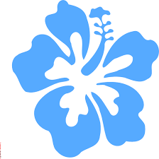 Download This Image As Hibiscus Clip Art Blue Hibiscus Hawaiian Flowers