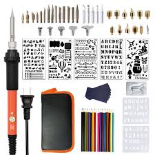 Nerdi 79pcs Creative Tool Set Wood Burning Kit Adjustable Temperature Soldering Pyrography Pen For Embossing Carving Soldering Tips Walmart Com In 2020 Wood Burning Kits Wood Burning Pen Wood Burning Tips