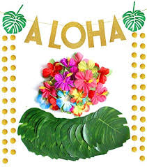 También las podrás usar como decoración de. Amazon Com 117 Piezas De Hojas De Palma Hibisco Flores Artificiales Hojas Hawaianas Aloha Fiesta Decoraciones Grande Dorado Brillante Aloha Banner Hawaiian Fiesta Suministros Tropicales Palmeras Hojas Tropicales Fiesta Decoraciones Tropicales Hojas