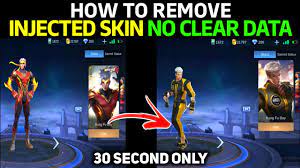 How To Remove Injected Skins Without Clearing Data Mobile Legends Bang Bang Youtube