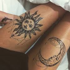 Maybe you would like to learn more about one of these? Sun And Moon Side Thigh Tattoo Novocom Top