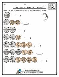 Free Money Counting Printable Worksheets Kindergarten 1st Grade Money Math First Grade Math Worksheets Kindergarten Money Worksheets