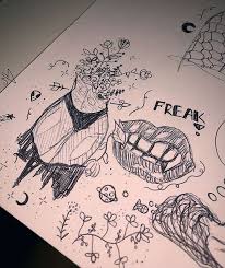 Not everything in your sketchbook has to be an image. Drawing Ideas Creative Art Sketches Doodles Art Sketches Art Sketchbook