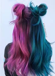 42 Chic Blue Highlights Hair Color And Hairstyle Ideas For Short Long Hair Latest Fashion Trends For Woman Hair Styles Aesthetic Hair Long Hair Styles
