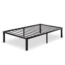 Victoria 14 black metal platform bed frame with two head boards easy assembly. 14 Luis Quick Lock Metal Platform Bed Frame Black Zinus Target