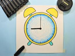 Clock Drawing Draw For Kids Drawing For Kids Clock Drawings Clock