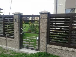 Modern house design with modern gate design in the philippines via makbuildersph.com. Modern House Fence Philippines Modern Fence Design Fence Design House Fence Design
