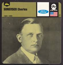CHARLES SORENSEN 40 Years at Ford Car History FACT CARD