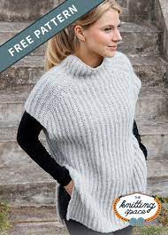 7 free easy knitting patterns. Easy Over Knitted Vest Free Knitting Pattern