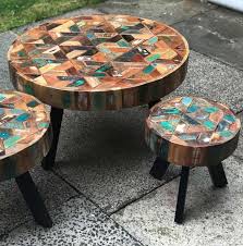 This piece of furniture looks beautifully in all the premises, either it will be a living room, a kitchen, or a sitting room. Reclaimed Wood Nest Of Tables Handmade Carved Wood Set Of 3 Coffee Table Industrial Coffee Table Reclaimed Wood Furniture Buy Industrial Design Coffee Tables Habesha Coffee Table Industrial Coffee Tables Coffee Table