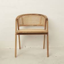 Originally designed in 1902 by robert wengler, these rattan wicker chairs still pack quite the style. Amalia Rattan Rounded Dining Chair Natural L Pre Order