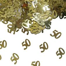 Confetti 50 Jaar Goud Getrouwd