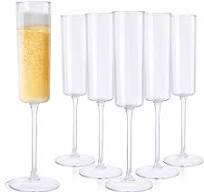 50 Pcs Plastic Champagne Flutes, 5 Oz Champagne Glasses, Plastic Wine  Glasses For Party