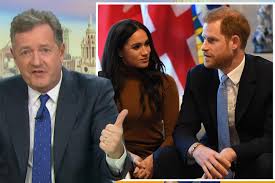 Piers morgan has said he is looking forward to prince harry and meghan markle's woke netflix content in the same way he looks forward to painful read more: Piers Morgan Takes Aim At Prince Harry And Meghan Markle In Furious Good Morning Britain Rant Newsgroove Uk