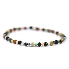 Chakra edelstenen armband een prachtige kleurrijke splitarmband met alle kleuren van de chakra's. Heren Armband Kralen Edelsteen Mix 4mm Ibizamen Www Brandsofjewels Nl