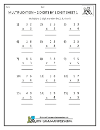 Multiplication Practice Worksheets Grade 3 Multiplication Worksheets 3rd Grade Math Worksheets Free Printable Math Worksheets