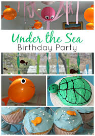 Diy Under The Sea Or Ocean Party For Kids Create A Fun Ocean Birthday Party For Your Child With These Ea Sea Birthday Party Ocean Birthday Party Sea Birthday