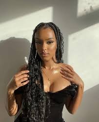 This hair style looks to be a mix of black and burgundy hair. 40 Box Braids Hairstyles For Black Women To Try In 2021
