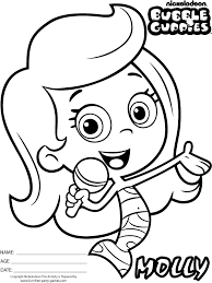 Moana is a 2016 disney cgi musical adventure film. Bubble Guppies Coloring Pages Oona Coloring And Malvorlagan