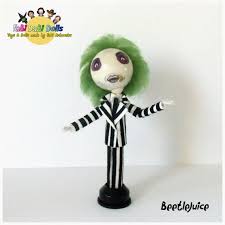 Beetlejuice tonner doll for your home collection. Beetlejuice Peg Doll From Fabi Dabi Dolls Homemade Dolls Spool Crafts Clothespin Dolls