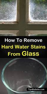 Both vinegar and lemon juice act as acids that remove such. 7 Powerful Ways To Remove Hard Water Stains From Glass