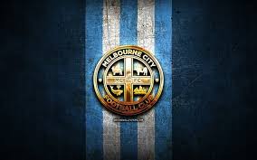 ► team logo profiles‎ (55 f). Download Wallpapers Melbourne City Fc Golden Logo A League Blue Metal Background Football Melbourne City Australian Football Club Melbourne City Logo Soccer Australia For Desktop Free Pictures For Desktop Free