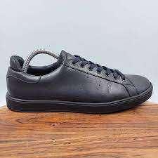 IRO Paris Shoes Men's 42  9 Triple Black Leather Low Top Lace Up Casual  Sneaker | eBay