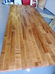 So the butcher block is resting on that lip and the two drawer units on each side. Can I Put Polyurethane Oil Base Finish Over Danish Oil That Seems Sticky Finishing