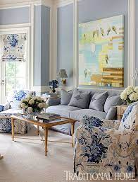 Pin By Maria Luz On Living Rooms Blue And White Living Room Coastal Style Living Room Blue Living Room