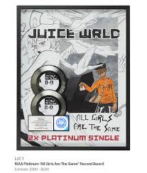 Juice WRLD: On Tour Auction of Stage Worn Louis Vuitton