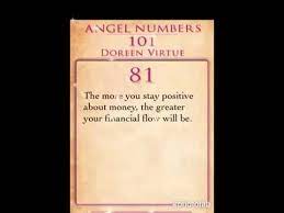 Daily Angel Number 81 By Doreen Virtue Doreen Virtue Angel Numbers Virtue