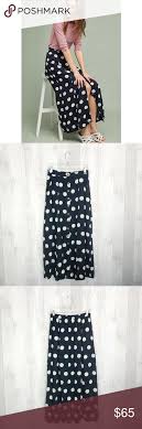 Black And White Polka Dot Maxi Skirt Anthropologie Claudette Polka Dot Maxi Skirt Anthropologie Sz 8 Maeve Claudette Black White Polka Dot Maxi S Anthropologie Skirt Clothes Design Print Buttons