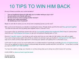 Maybe he's told you he doesn't want anything, maybe a diy card with a cute boyfriend quote just doesn't feel like enough this year, or maybe he's (dare we say it?) even pickier than you. Tips To Get Your Boyfriend Back