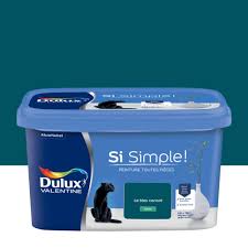 La peinture bleu canard peut aussi vous aider à créer une décoration de style bohème chic. Peinture Toutes Pieces Dulux Valentine Si Simple Satin Le Bleu Canard 2 5l Peinture Couleur Peinture Interieur Peinture Revetement Decoration Interieur
