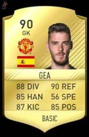 Let's keep this sub related to the fifa videogame and not about real world soccer news/videos outside of our designated weekend if threads. Ea Sports Fifa 18 Player Predictions David De Gea