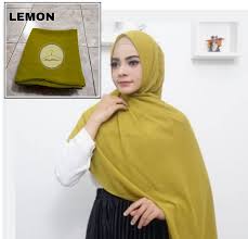 Baju pink cocok dengan jilbab warna apa. Pasmina Ceruty Baby Doll Lemon Lazada Indonesia