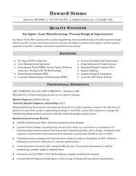 Sample Resume For A Midlevel Quality Engineer Monster Com