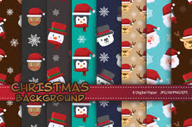 Download 8 Digital Paper For Christmas Concept Graphic By Isaradesign Creative Fabrica SVG Cut Files